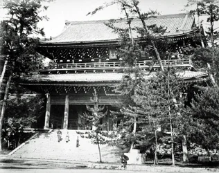 Haupttor zum Chion-in-Tempel, Japan, ca. 1860-80